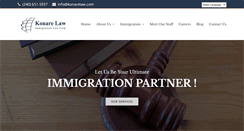 Desktop Screenshot of konareimmigrationlawyer.com