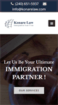 Mobile Screenshot of konareimmigrationlawyer.com